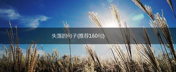 失落的句子(推荐160句),第1张