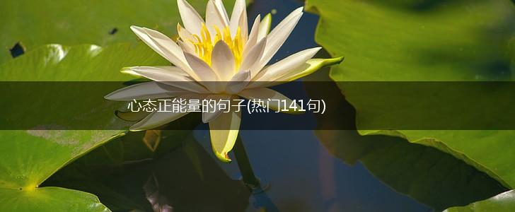 心态正能量的句子(热门141句),第1张