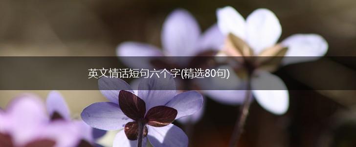 英文情话短句六个字(精选80句),第1张 英文情话短句六个字(精选80句),第1张