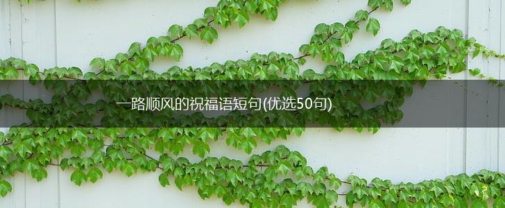 一路顺风的祝福语短句(优选50句),第1张