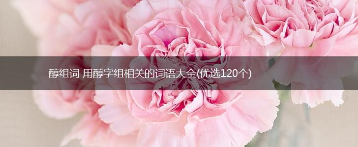 醇组词 用醇字组相关的词语大全(优选120个),第1张