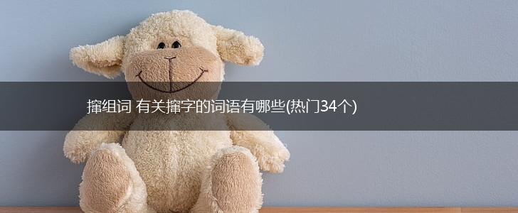 撺组词 有关撺字的词语有哪些(热门34个),第1张