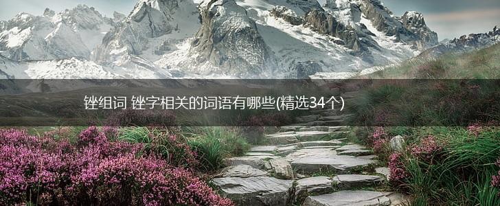 锉组词 锉字相关的词语有哪些(精选34个),第1张