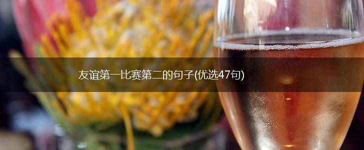 友谊第一比赛第二的句子(优选47句),第1张