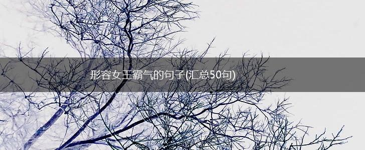 形容女王霸气的句子(汇总50句),第1张