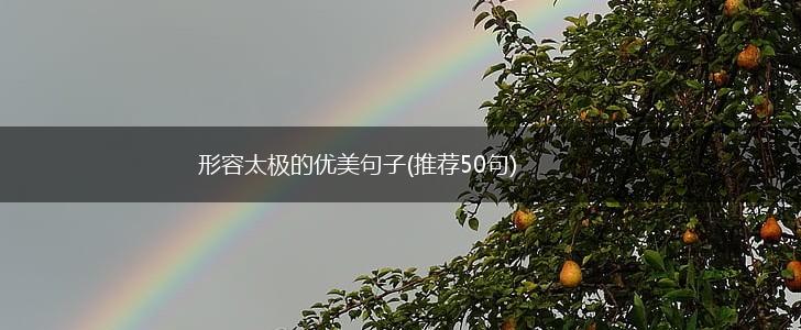 形容太极的优美句子(推荐50句),第1张