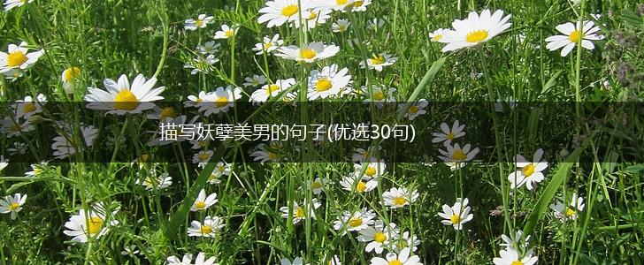 描写妖孽美男的句子(优选30句),第1张 描写妖孽美男的句子(优选30句),第1张