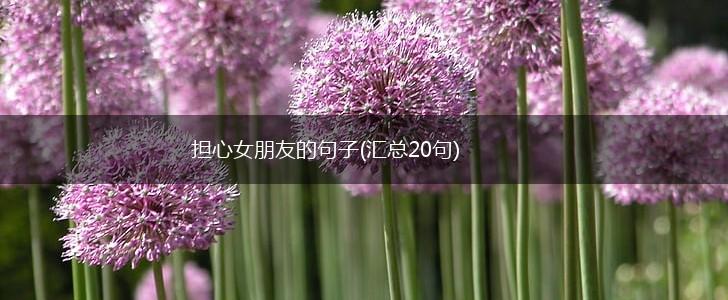 担心女朋友的句子(汇总20句),第1张