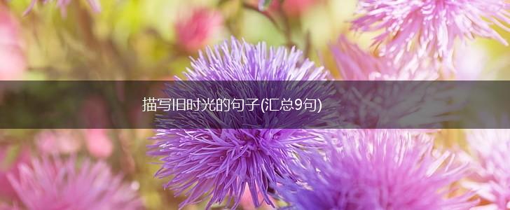 描写旧时光的句子(汇总9句),第1张