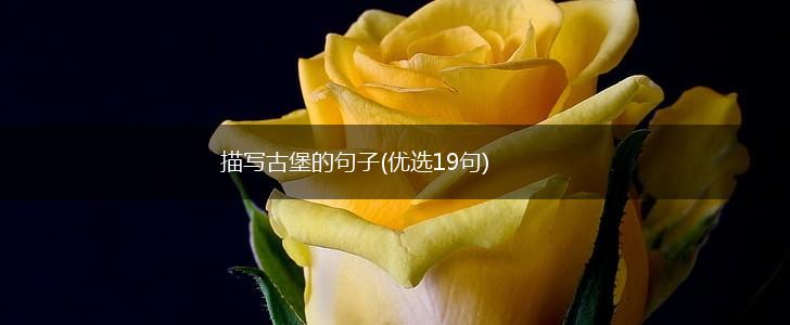 描写古堡的句子(优选19句),第1张