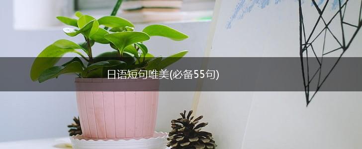 日语短句唯美(必备55句),第1张