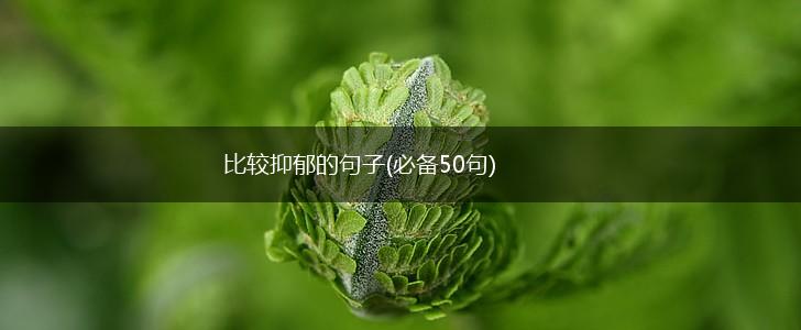 比较抑郁的句子(必备50句),第1张