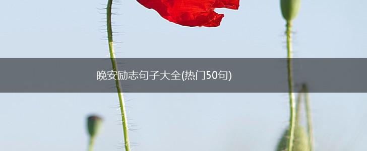 晚安励志句子大全(热门50句),第1张
