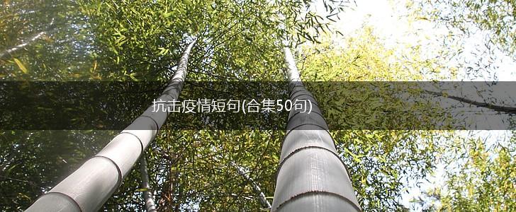 抗击疫情短句(合集50句),第1张