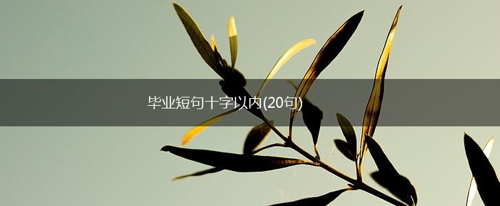 毕业短句十字以内(20句),第1张