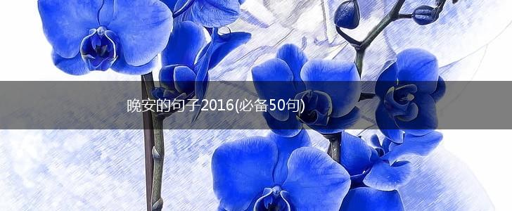 晚安的句子2016(必备50句),第1张